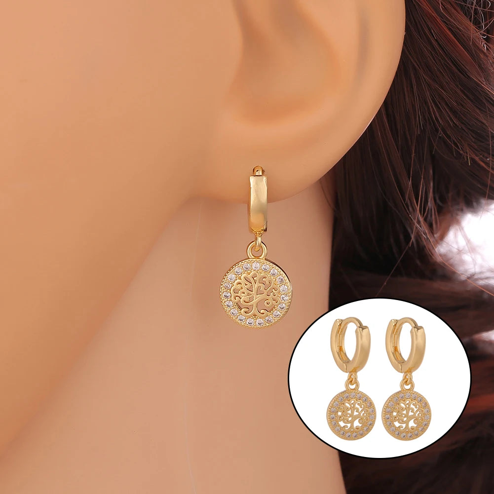 Crystal Zircon Earrings Classic