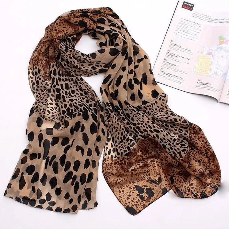 New Fashion Women Long Soft Wrap Lady Shawl Silk Chiffon Scarves