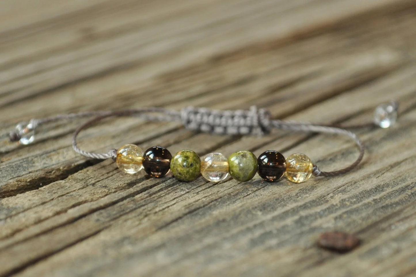 Money Maker  Pyrite  Aventurine Tiger Eye Bracelet