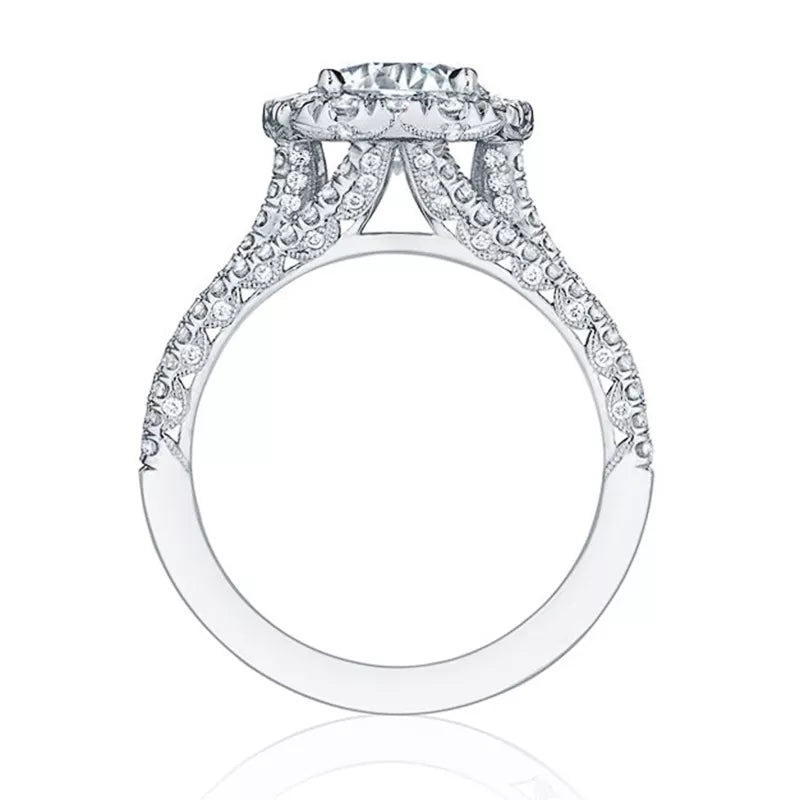 Women Rings with Brilliant Cubic Zirconia Luxury Engagement Rings