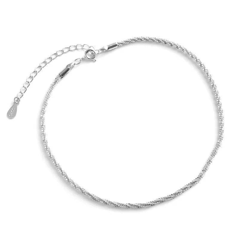 New Sterling Silver color Trendy Adjustable Bracelet & Bangle For Women