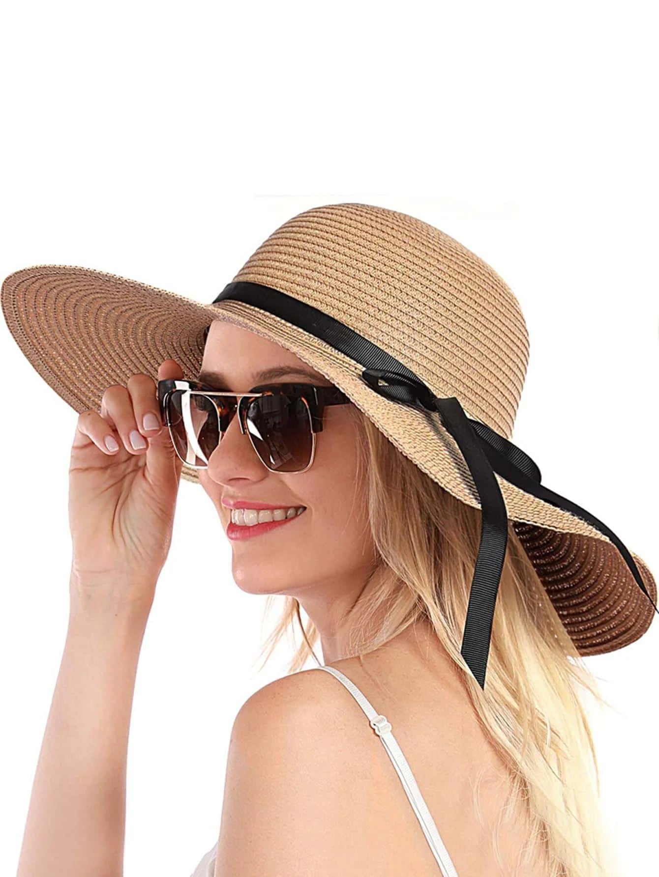 Women Sun Protection Straw Hat For Beach