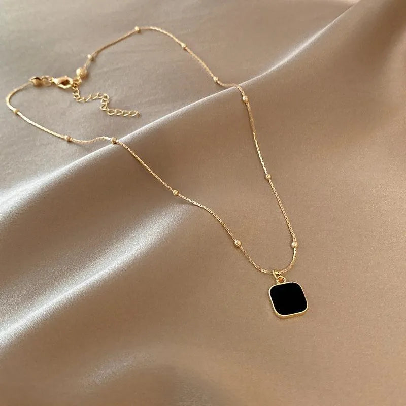 Stainless Steel Necklaces Black Necklace