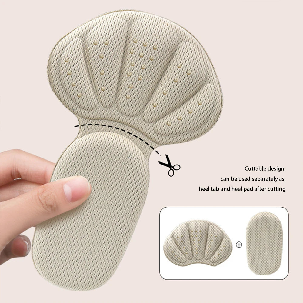 Soft Heel Stickers Women's Memory Sponge Half Insoles High-heel Shoe Pads Pain Relief