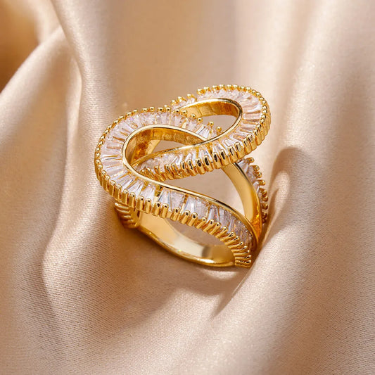 New Design Zircon Rings Luxury