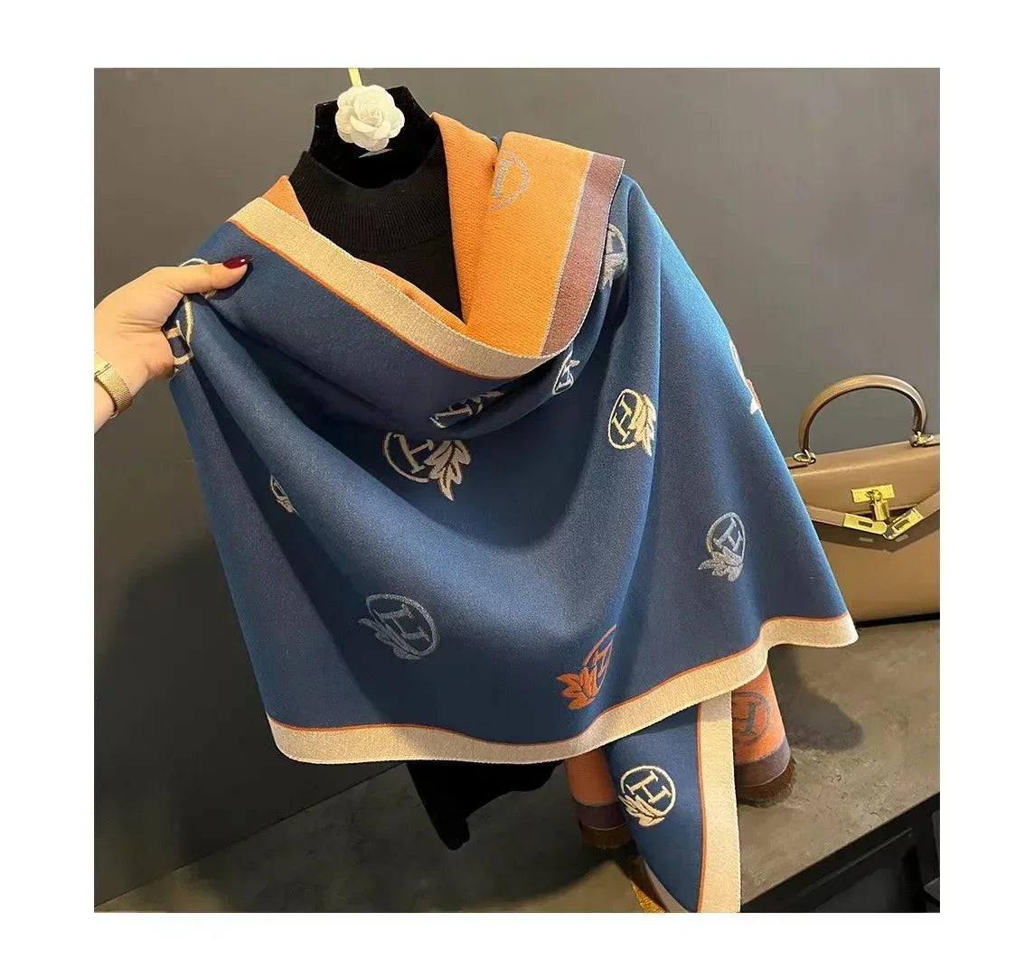 Luxury Autumn winter 2024 New Imitation Cashmere Scarf+