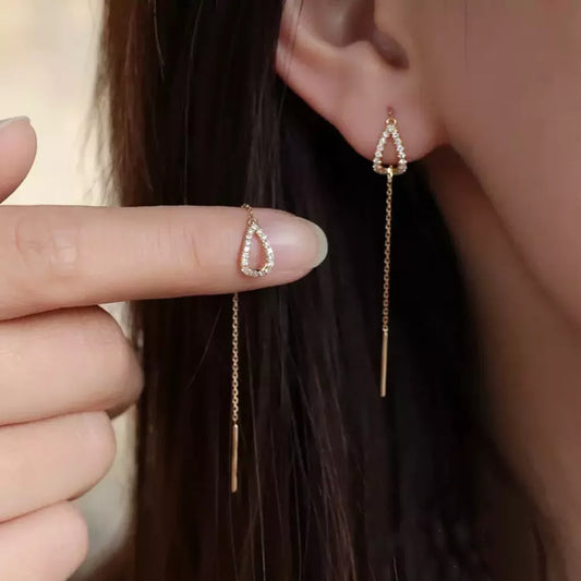 Drop Ear Line Long Hanging Earrings