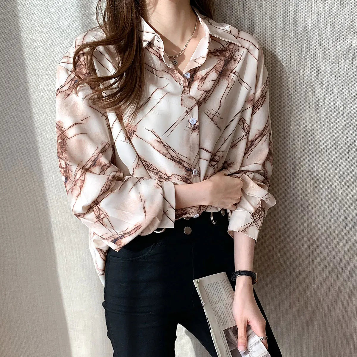 Long Sleeve Shirts for Women Style Leisure