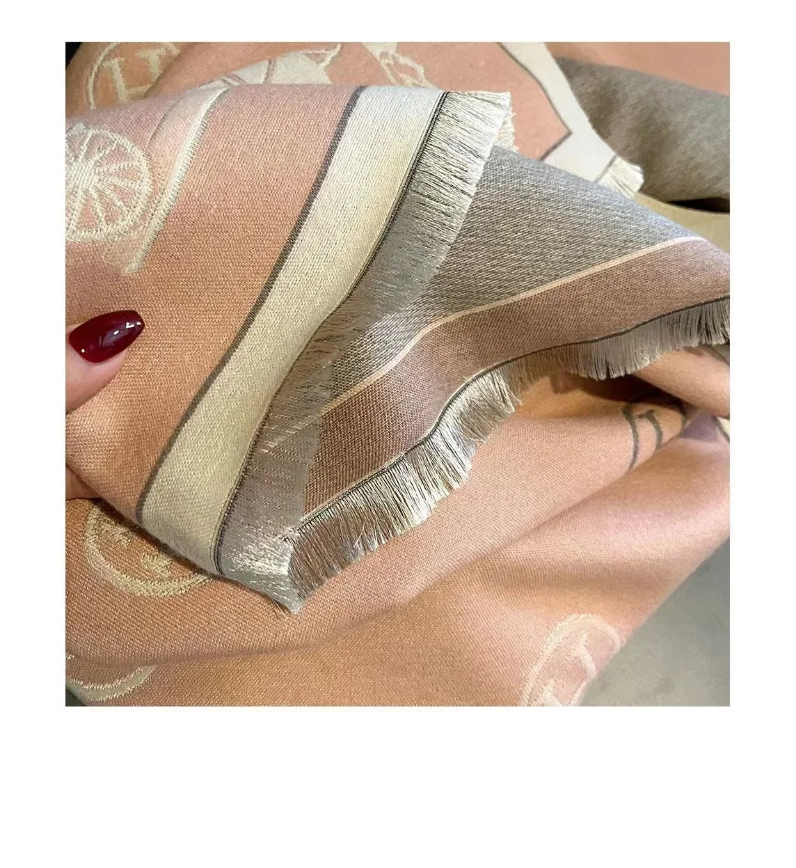 Luxury Autumn winter 2024 New Imitation Cashmere Scarf+