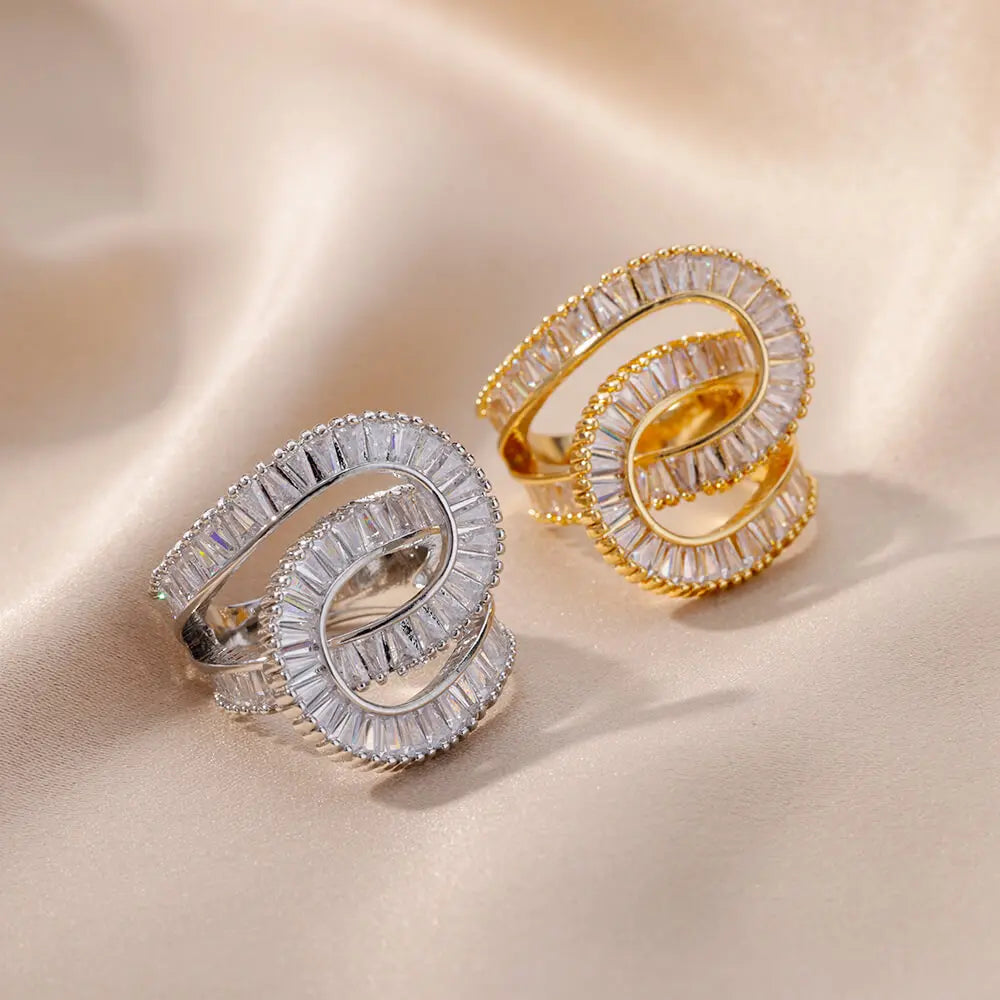 New Design Zircon Rings Luxury