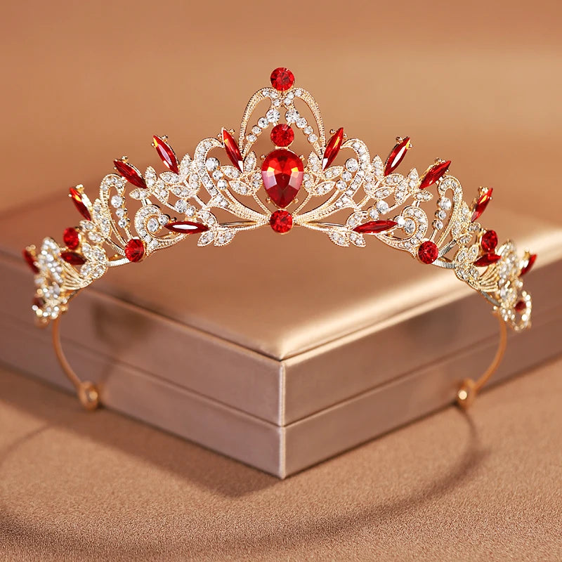 Bridal Headwear Full Of Baroque Atmosphere Classical Gold-colour Ladies' Crown