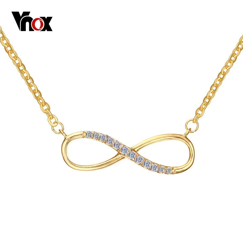 Vnox Women Infinity Choker Necklace