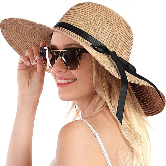 Women Sun Protection Straw Hat For Beach