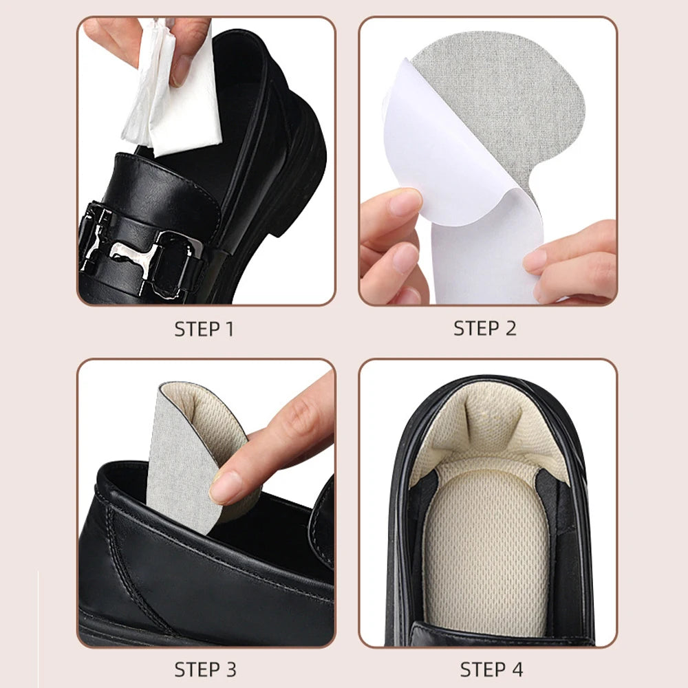 Soft Heel Stickers Women's Memory Sponge Half Insoles High-heel Shoe Pads Pain Relief