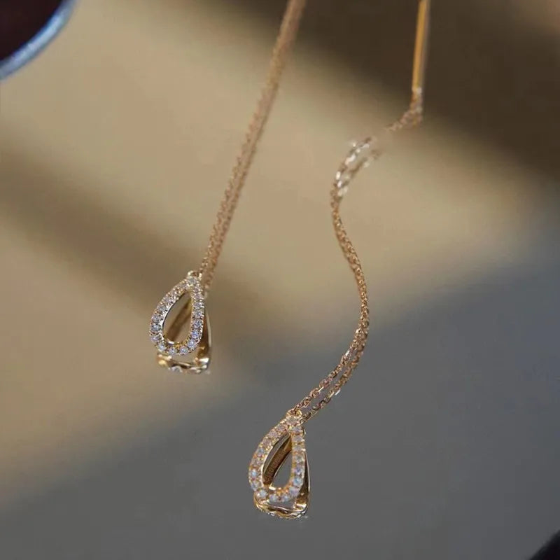 Drop Ear Line Long Hanging Earrings