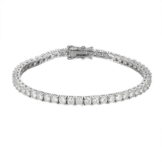 Sparkling Square Bracelet